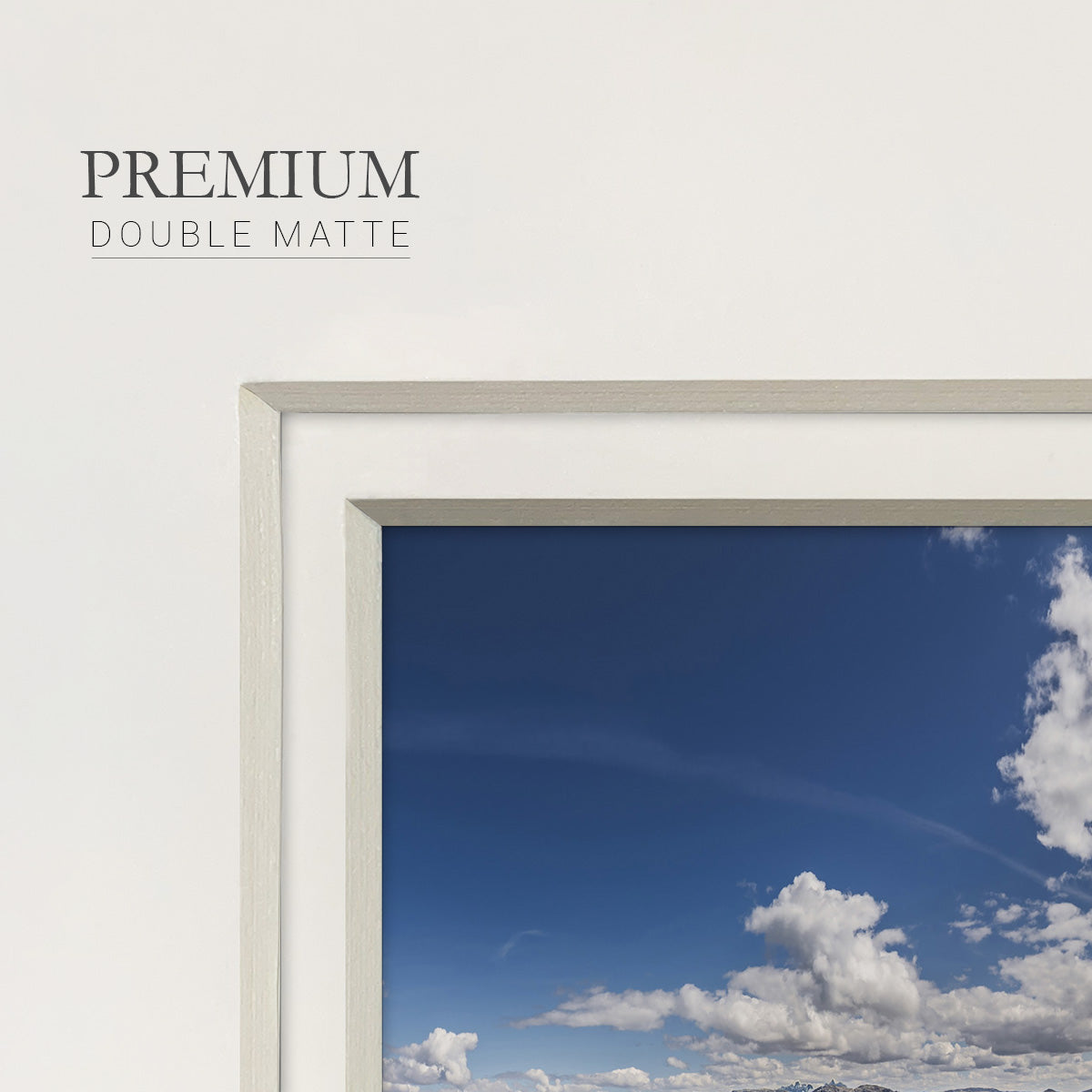 Reflection I Premium Framed Print Double Matboard