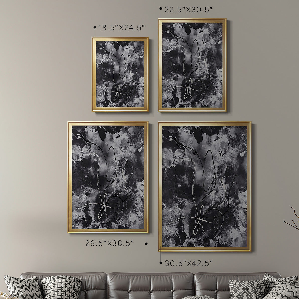 Radical Mix II - Modern Framed Canvas Print