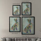 Fantastic Florals Hare, Sitting - Modern Framed Canvas Print