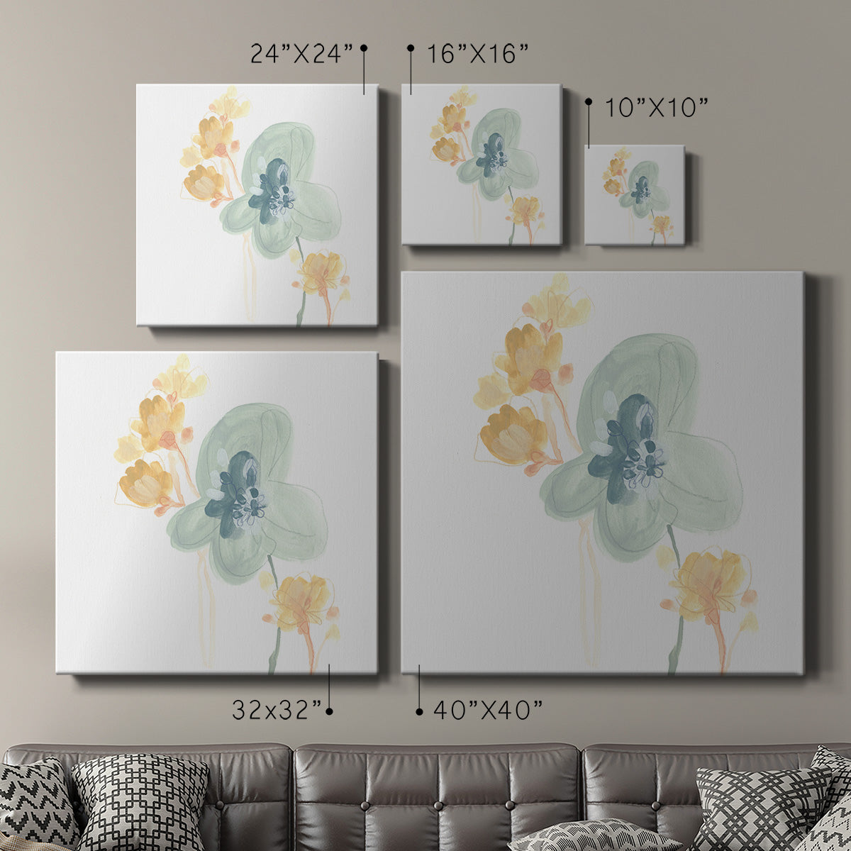 Petite Petals I - Canvas Art Print