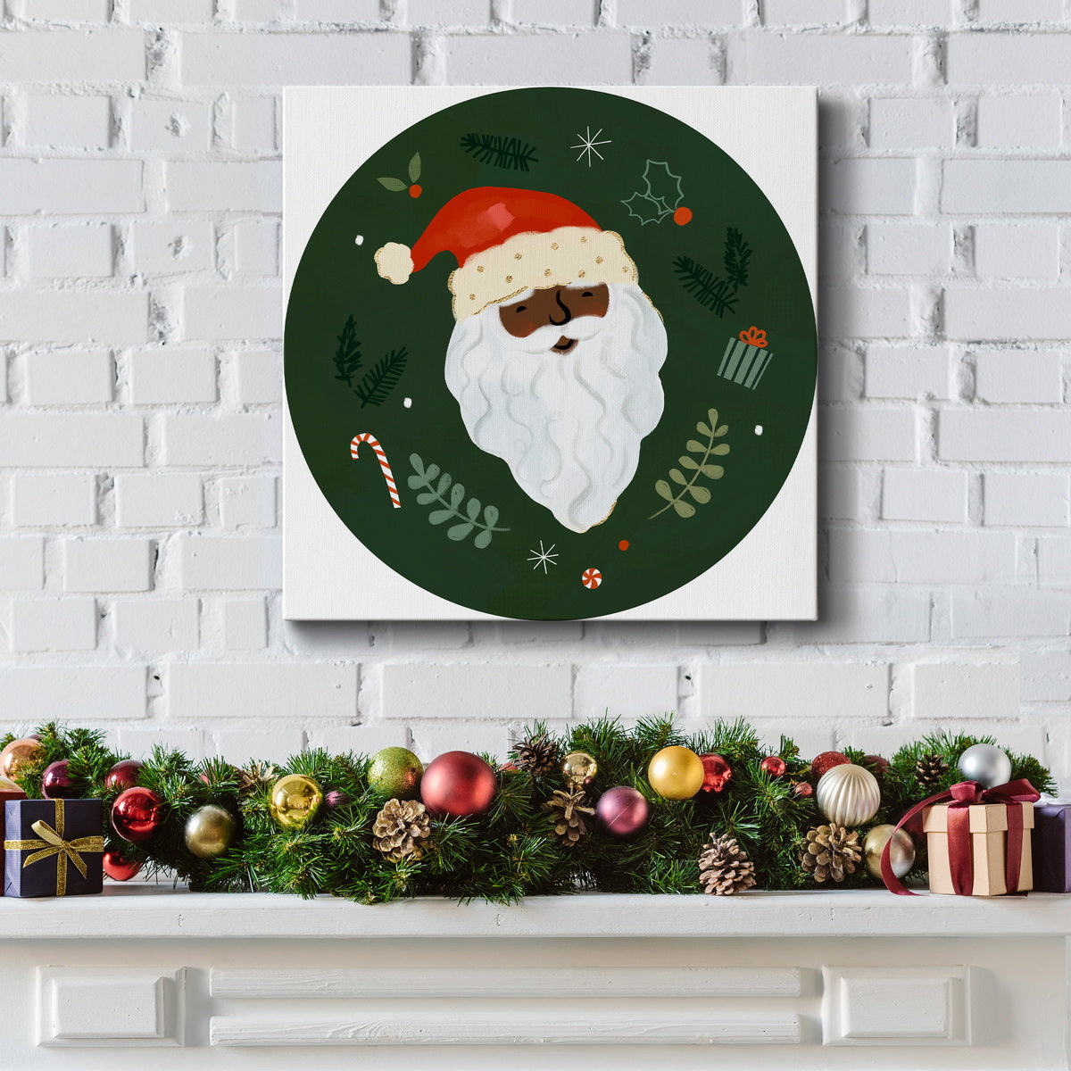 Little St. Nick Collection C-Premium Gallery Wrapped Canvas - Ready to Hang