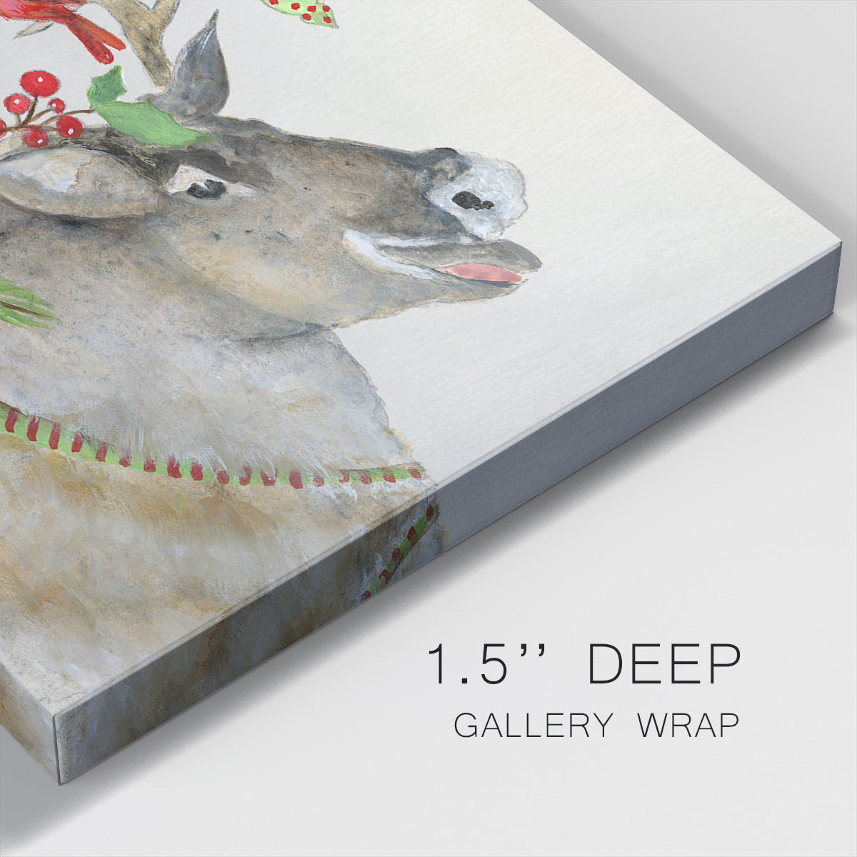 Playful Reindeer I - Gallery Wrapped Canvas