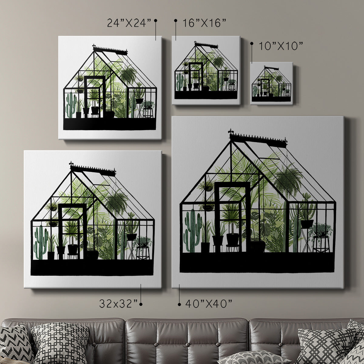 Glass House I - Canvas Art Print