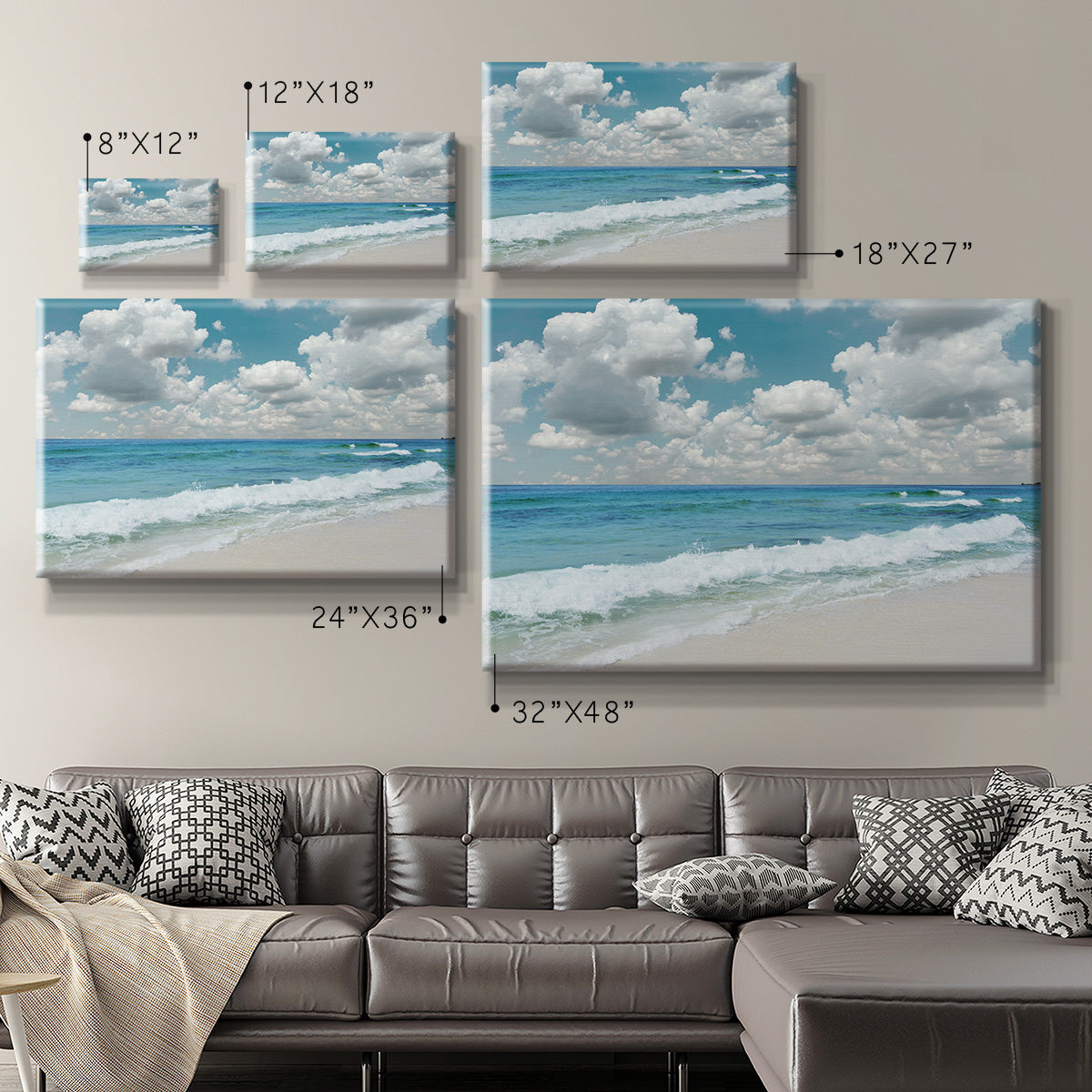 Beach Bliss Premium Gallery Wrapped Canvas - Ready to Hang