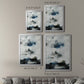 Black & Blue - Modern Framed Canvas Print