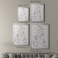 Toilet Paper Patent II - Modern Framed Canvas Print