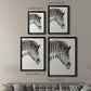 Zebra Stripes - Modern Framed Canvas Print