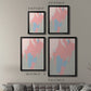 Blushing Abstract III - Modern Framed Canvas Print