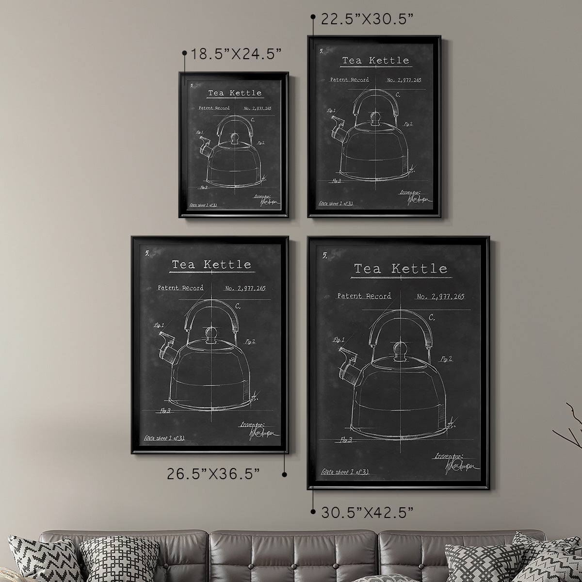 Morning Routine V - Modern Framed Canvas Print