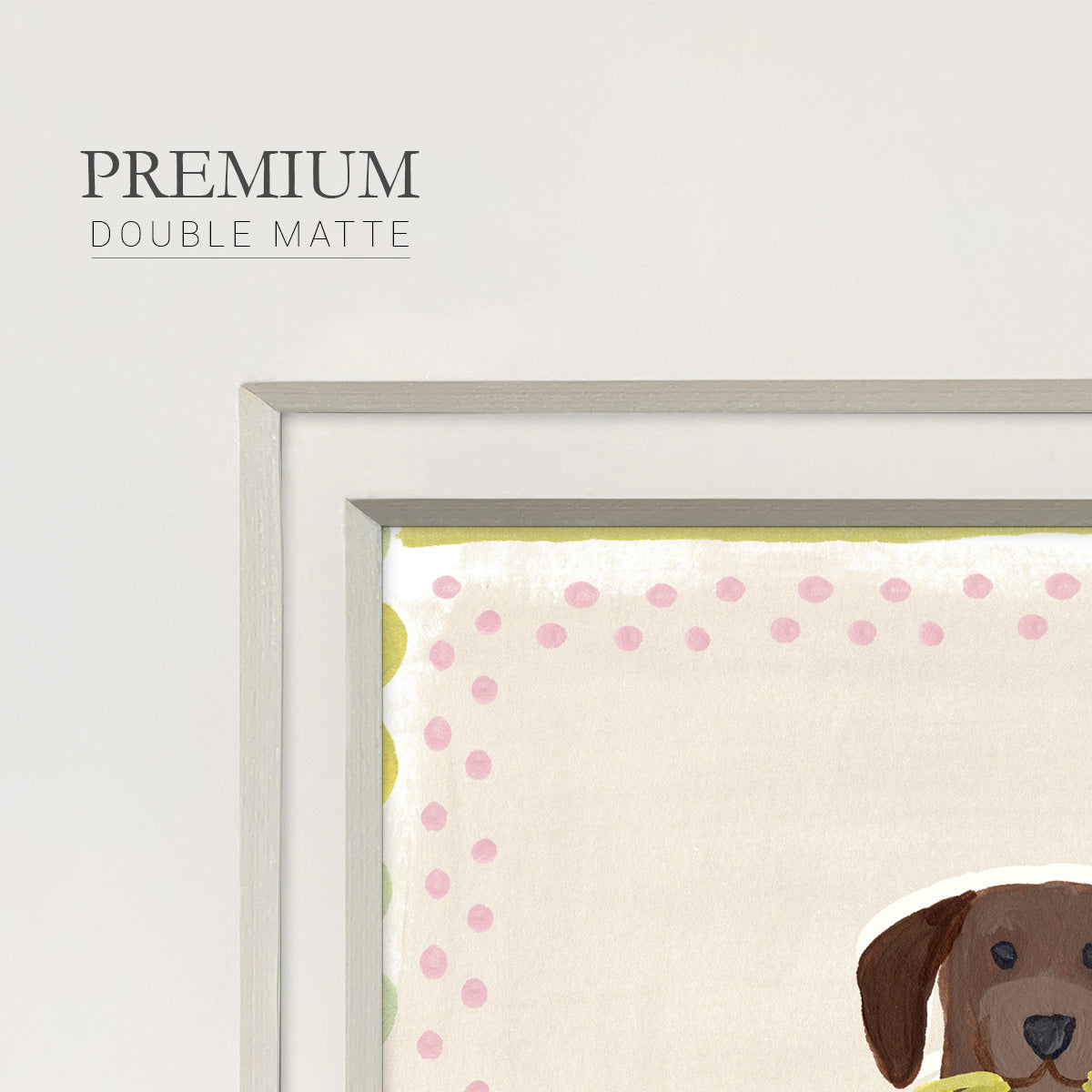 Dachshund Delight Collection A Premium Framed Print Double Matboard