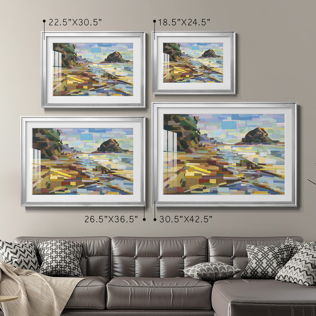 Best Coast - Modern Framed Art Print
