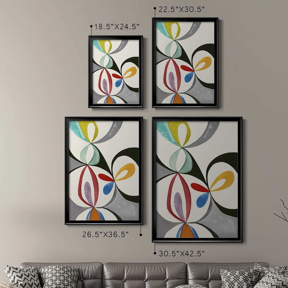 Magic Tricks III - Modern Framed Canvas Print