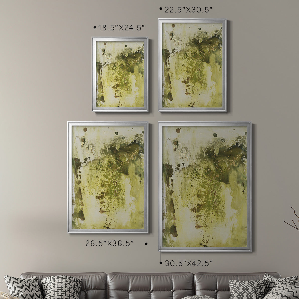 Canyon Diptych I - Modern Framed Canvas Print