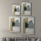 Marble Block Symmetry II - Modern Framed Canvas Print