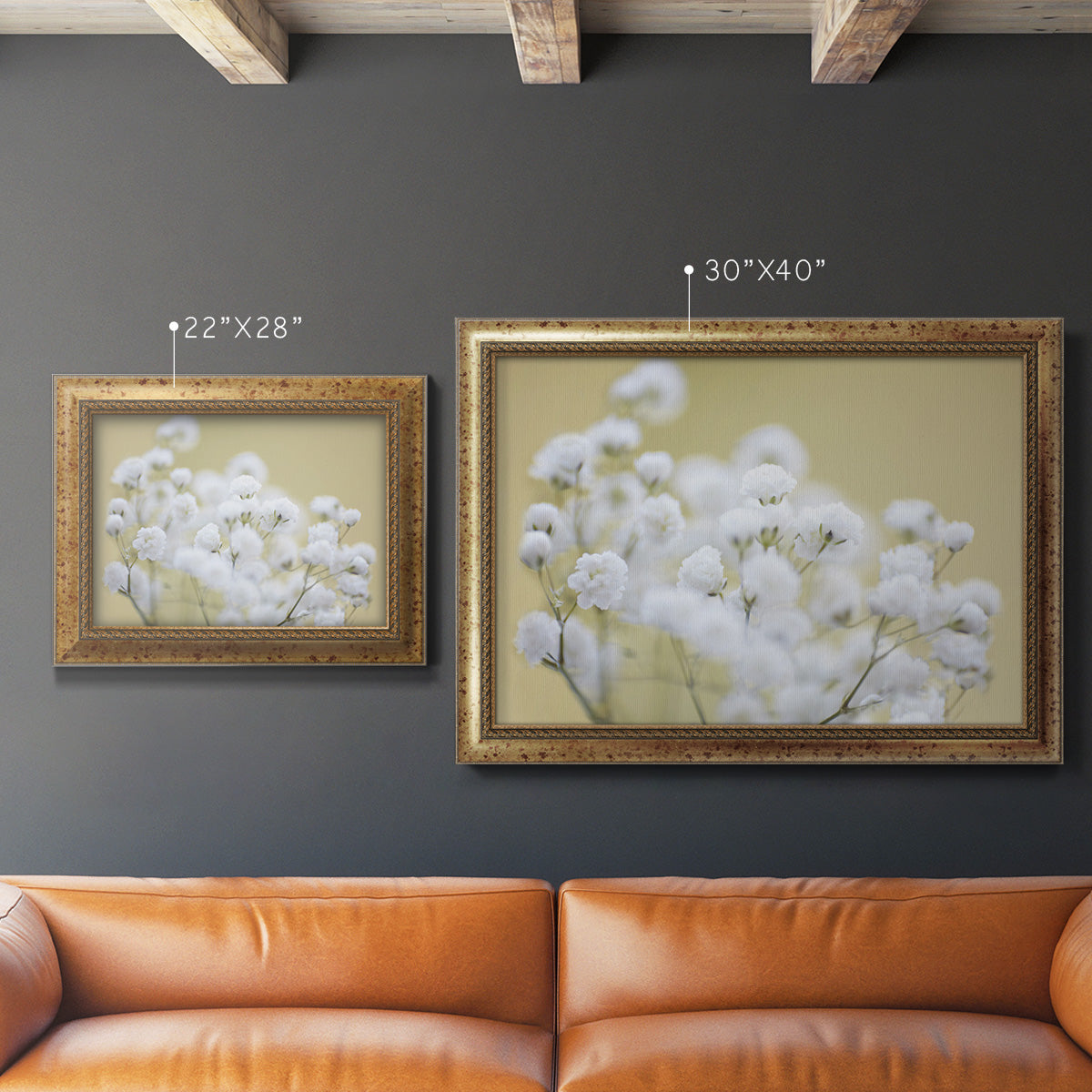 Baby's Breath Study III Premium Framed Canvas- Ready to Hang