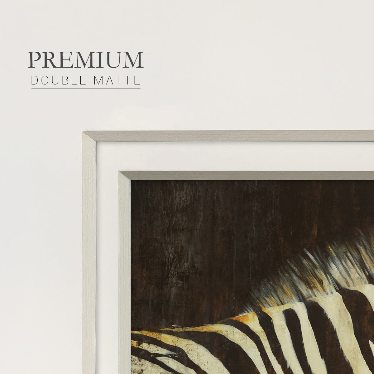Striped Pajamas - Double Matboard Framed Print