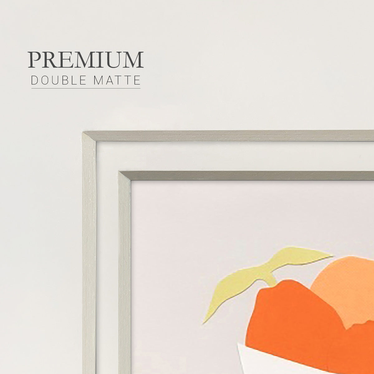 Sumo Citrus II Premium Framed Print Double Matboard