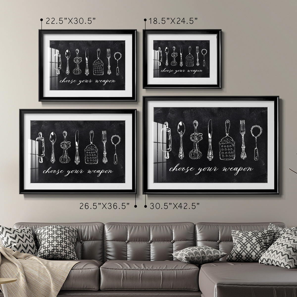 Choose Your Weapon Premium Framed Print - Ready to Hang