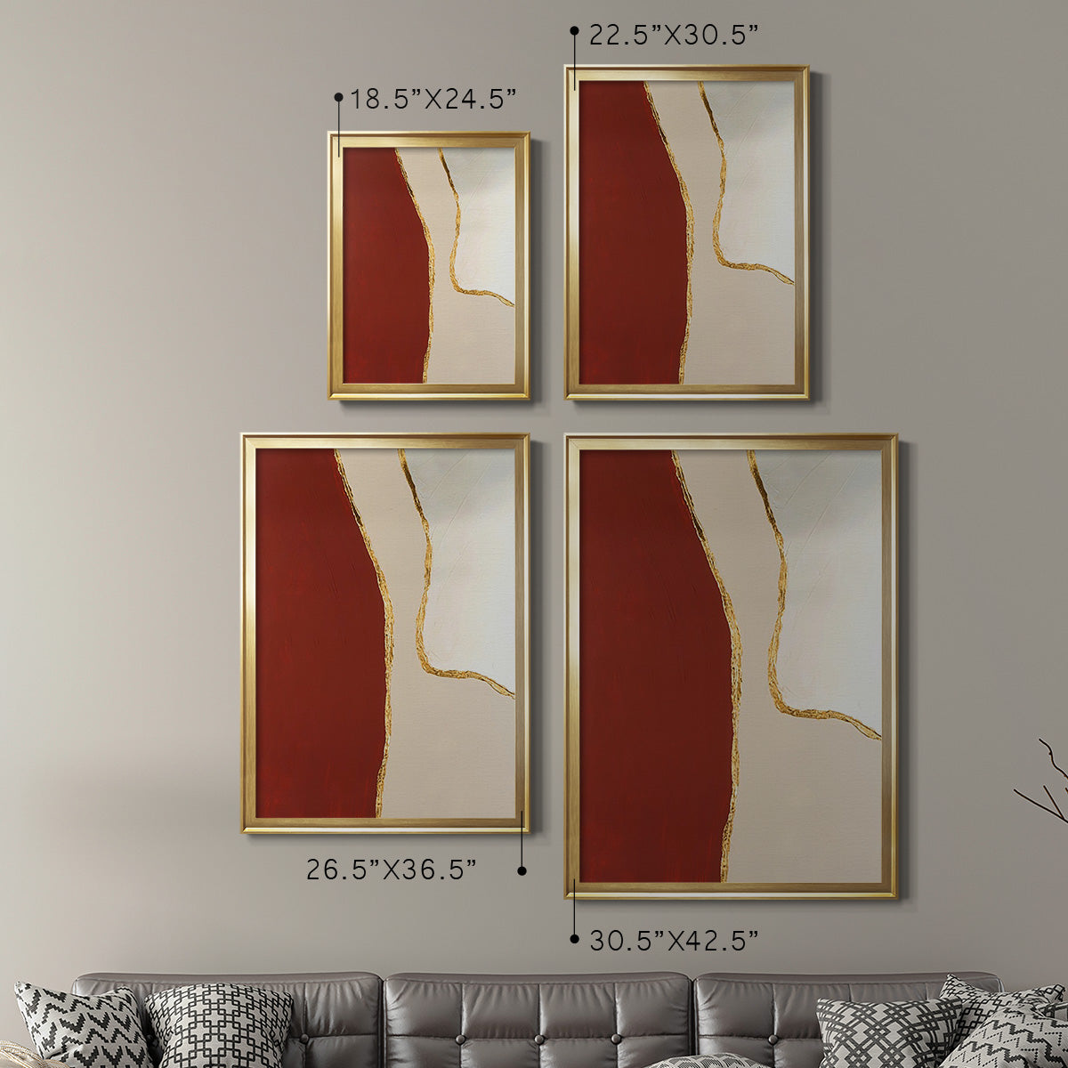 Allspice I - Modern Framed Canvas Print