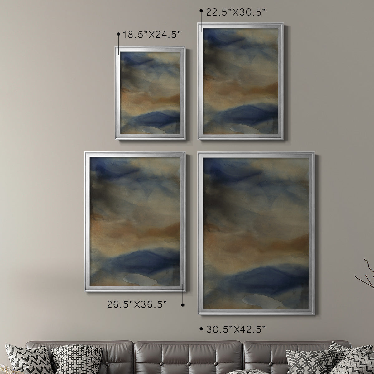 Reflection - Modern Framed Canvas Print