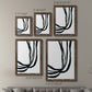 Onyx Ribbon I - Premium Framed Canvas 2 Piece Set - Ready to Hang