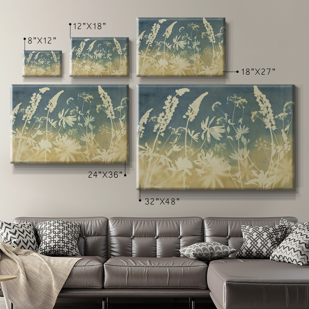 Solstice Lupine Premium Gallery Wrapped Canvas - Ready to Hang