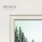 Snowfall in Cascadia II V1 Premium Framed Print Double Matboard