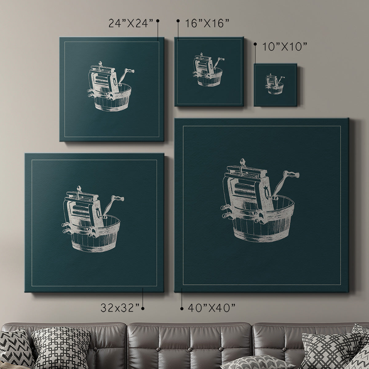 Laundry Tips I - Canvas Art Print