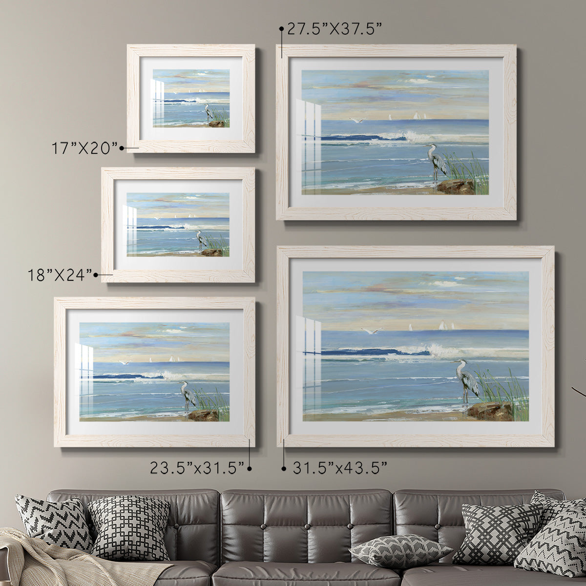 Sunrise Bay - Barnwood Framed Art Print