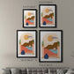 Paper Scene III - Modern Framed Canvas Print