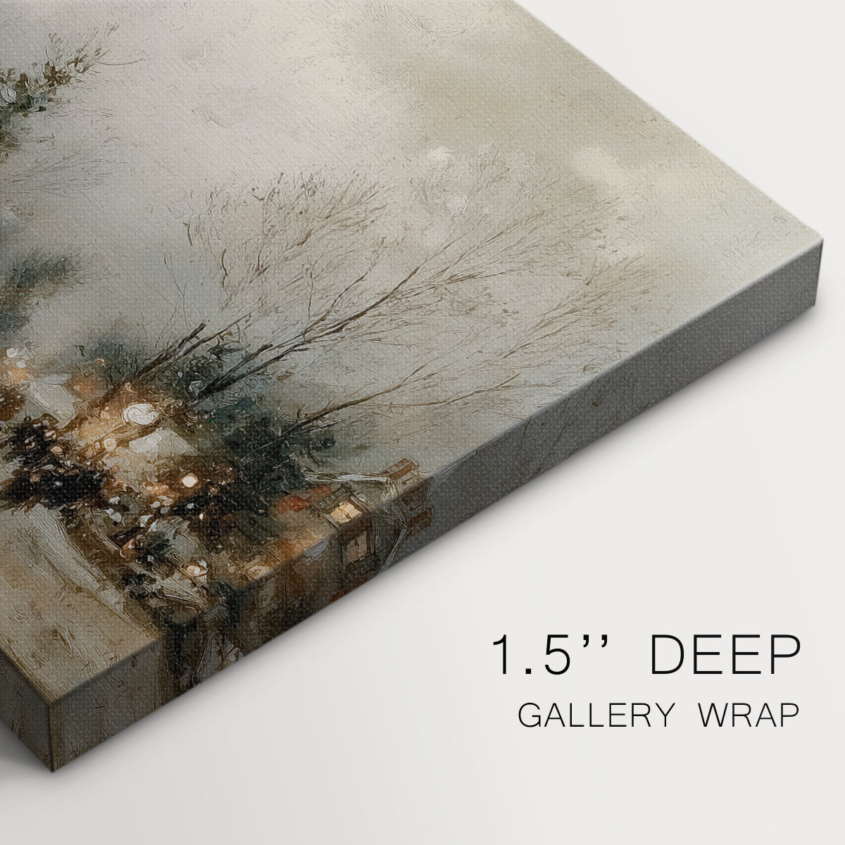 Candlelit Candle at Dusk - Canvas Art Print