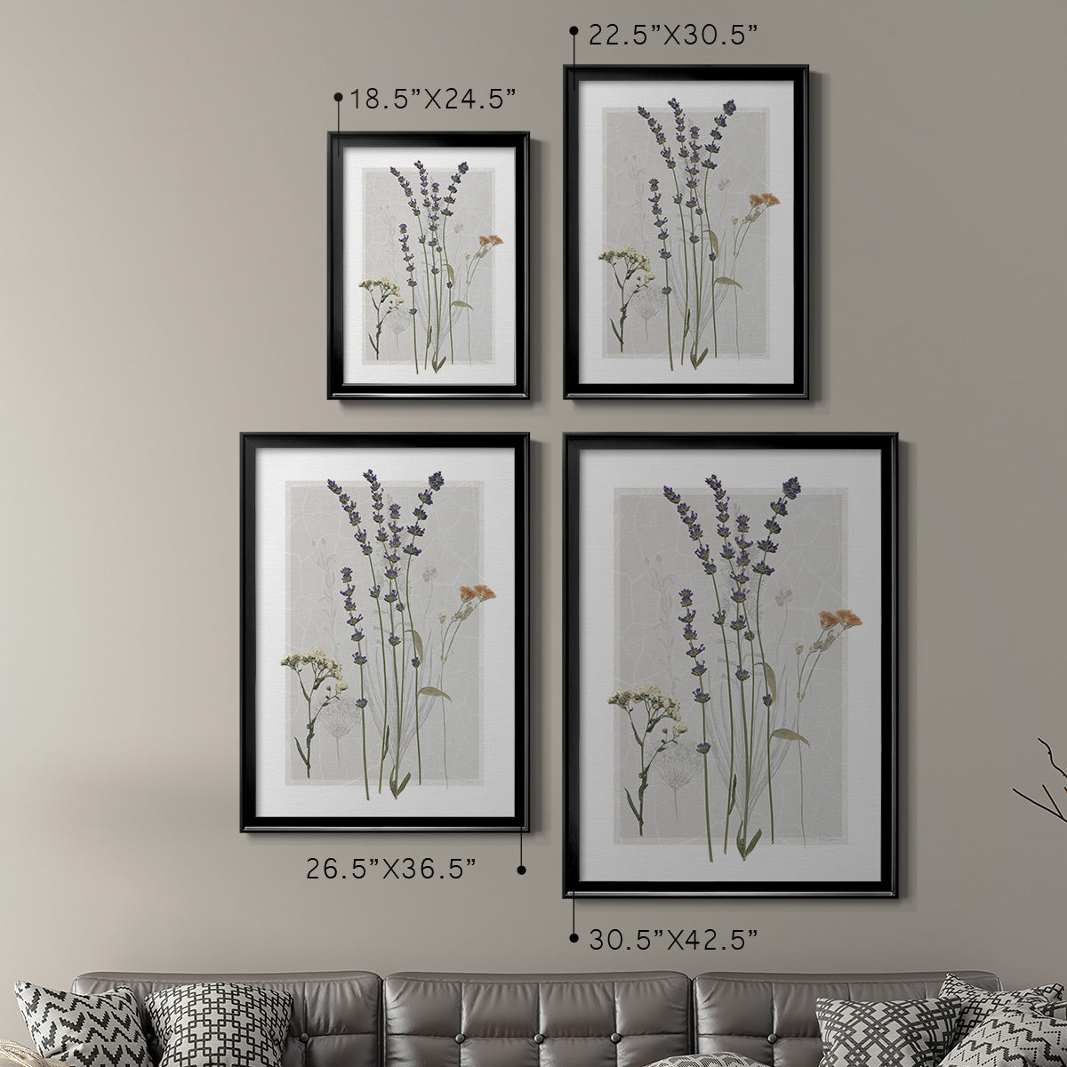 Field Study Page I - Modern Framed Canvas Print