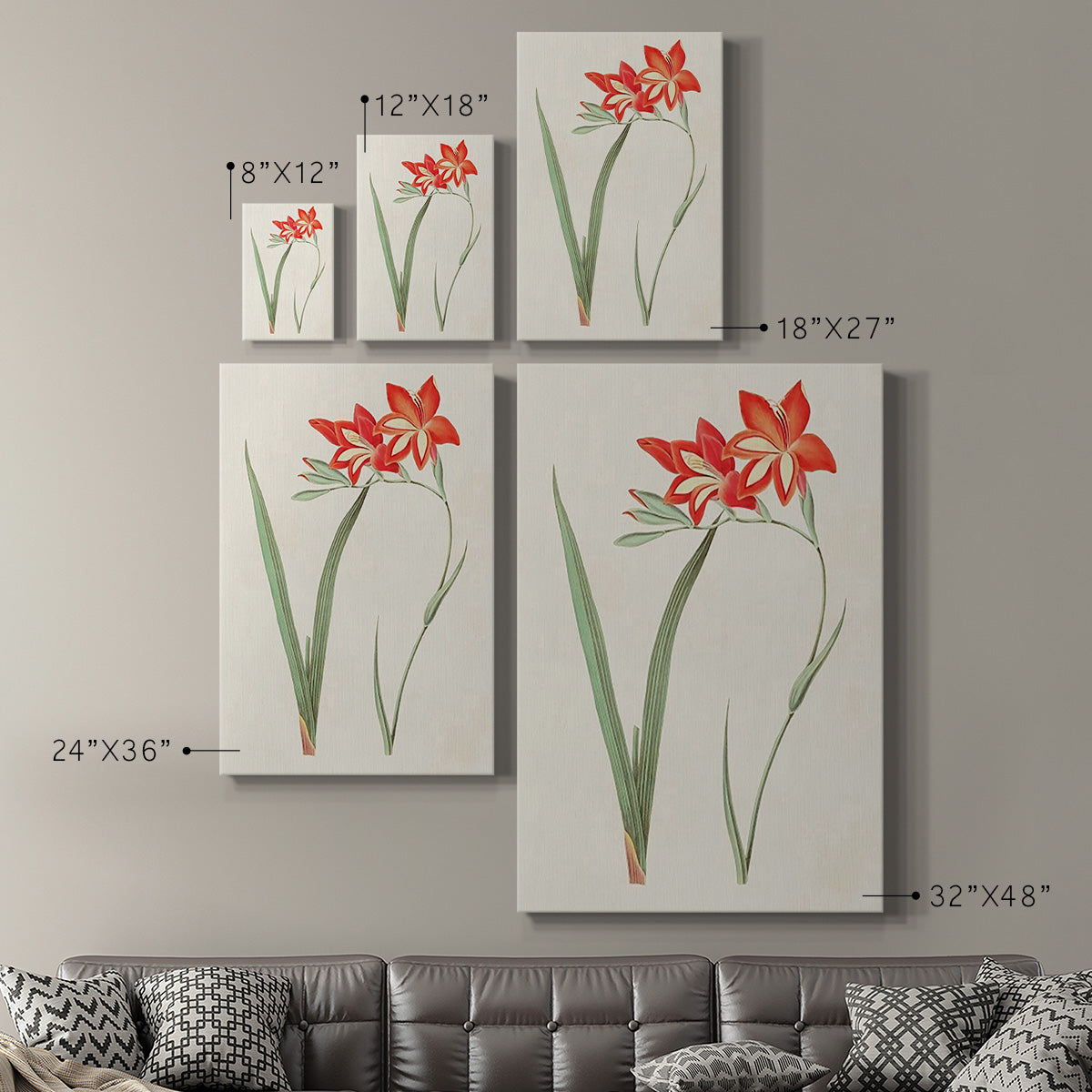 Flowers of the Seasons IV - Canvas Art Print