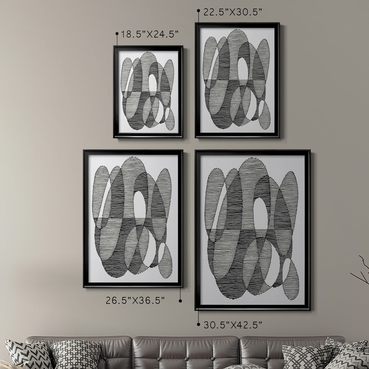 Opposite Day I - Modern Framed Canvas Print