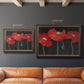 Poppy Trio I Premium Framed Canvas- Ready to Hang