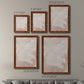 Size comparison chart for a set of two maple barnwood framed canvas prints.
