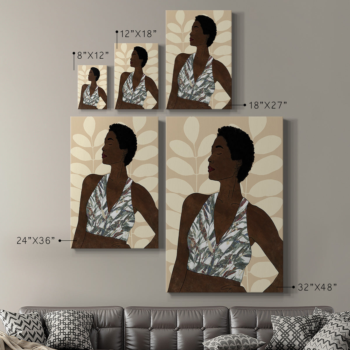 Ethnic Beauty I - Canvas Art Print