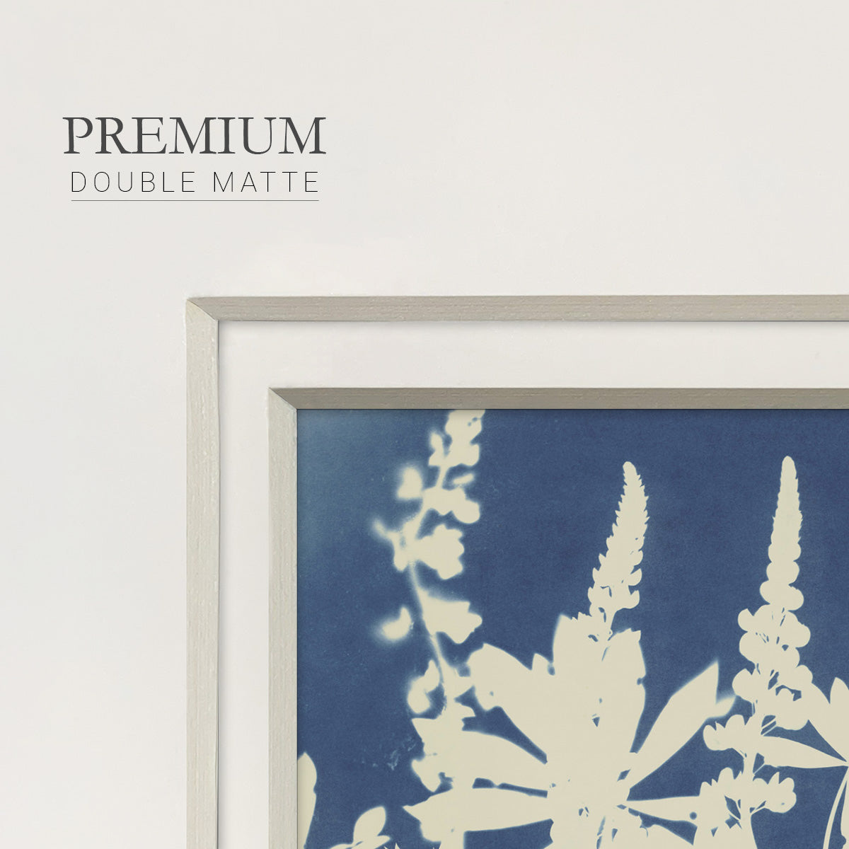 Lovely Lupine- Premium Framed Print Double Matboard