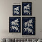 Indigo Botanical I Revisited - Modern Framed Canvas Print