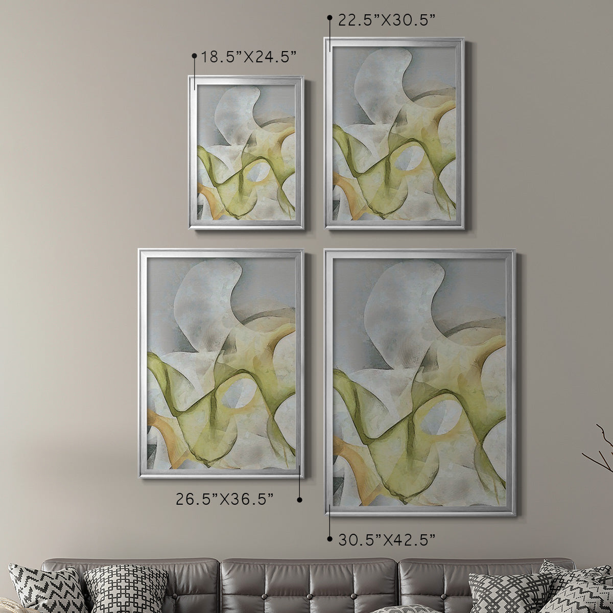 Excursion I - Modern Framed Canvas Print