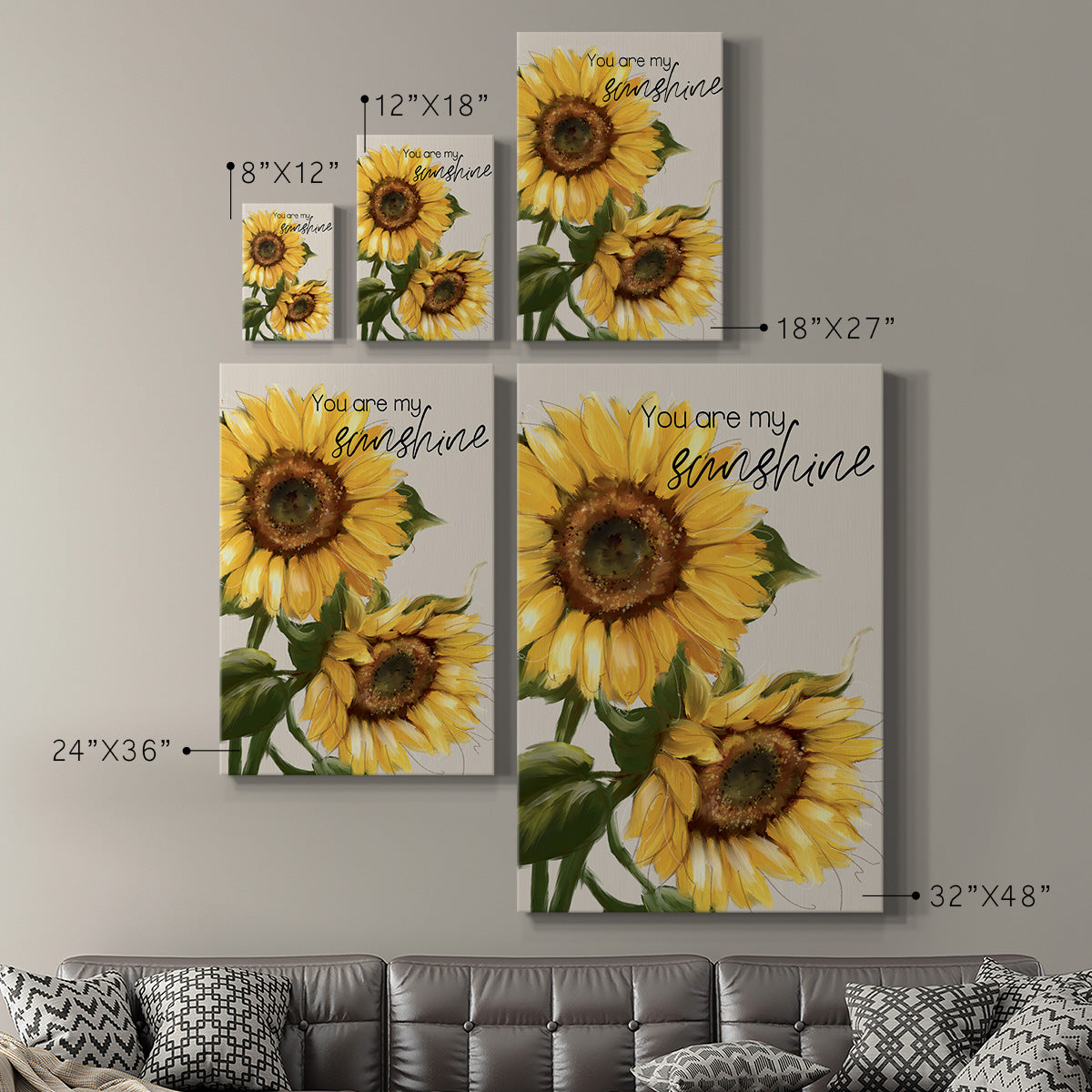 You Are My Sunshine - Canvas Art Print