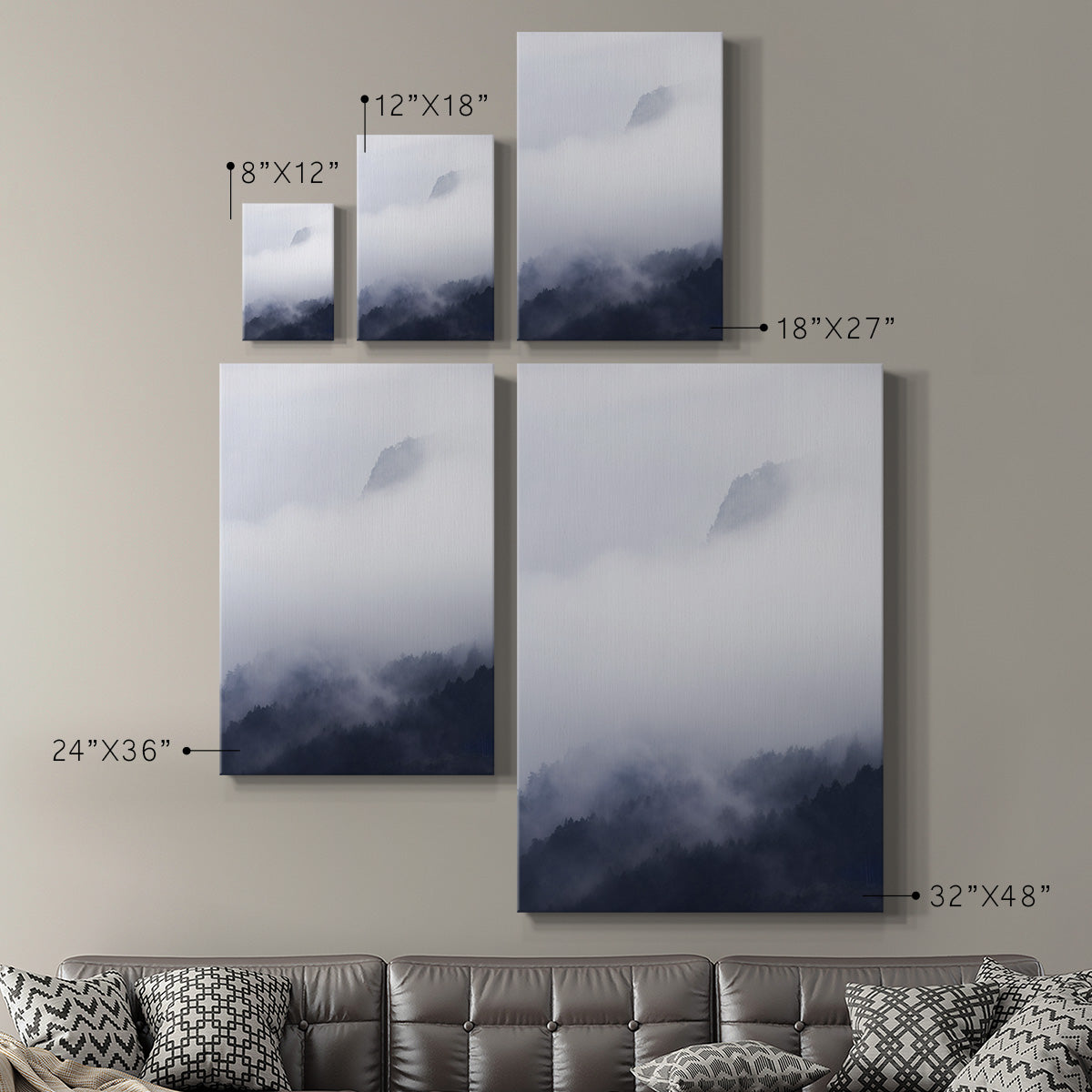 Above the Clouds - Canvas Art Print