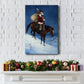 A Cowboy Christmas Premium Gallery Wrapped Canvas - Ready to Hang