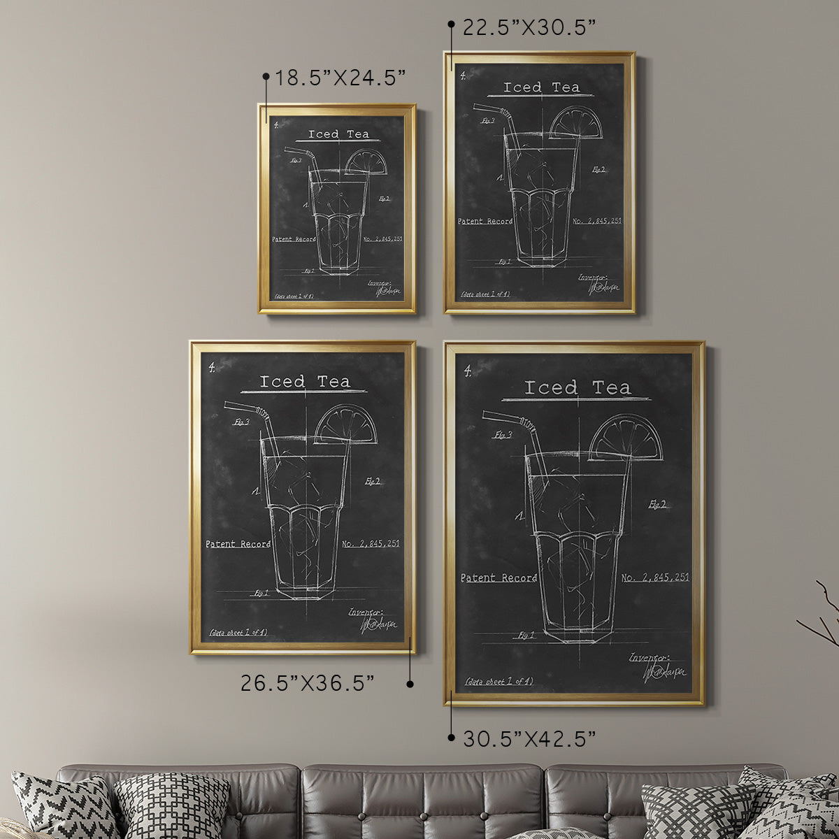 Morning Routine III - Modern Framed Canvas Print