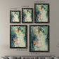 Size comparison chart for a set of two black barnwood framed canvas prints.