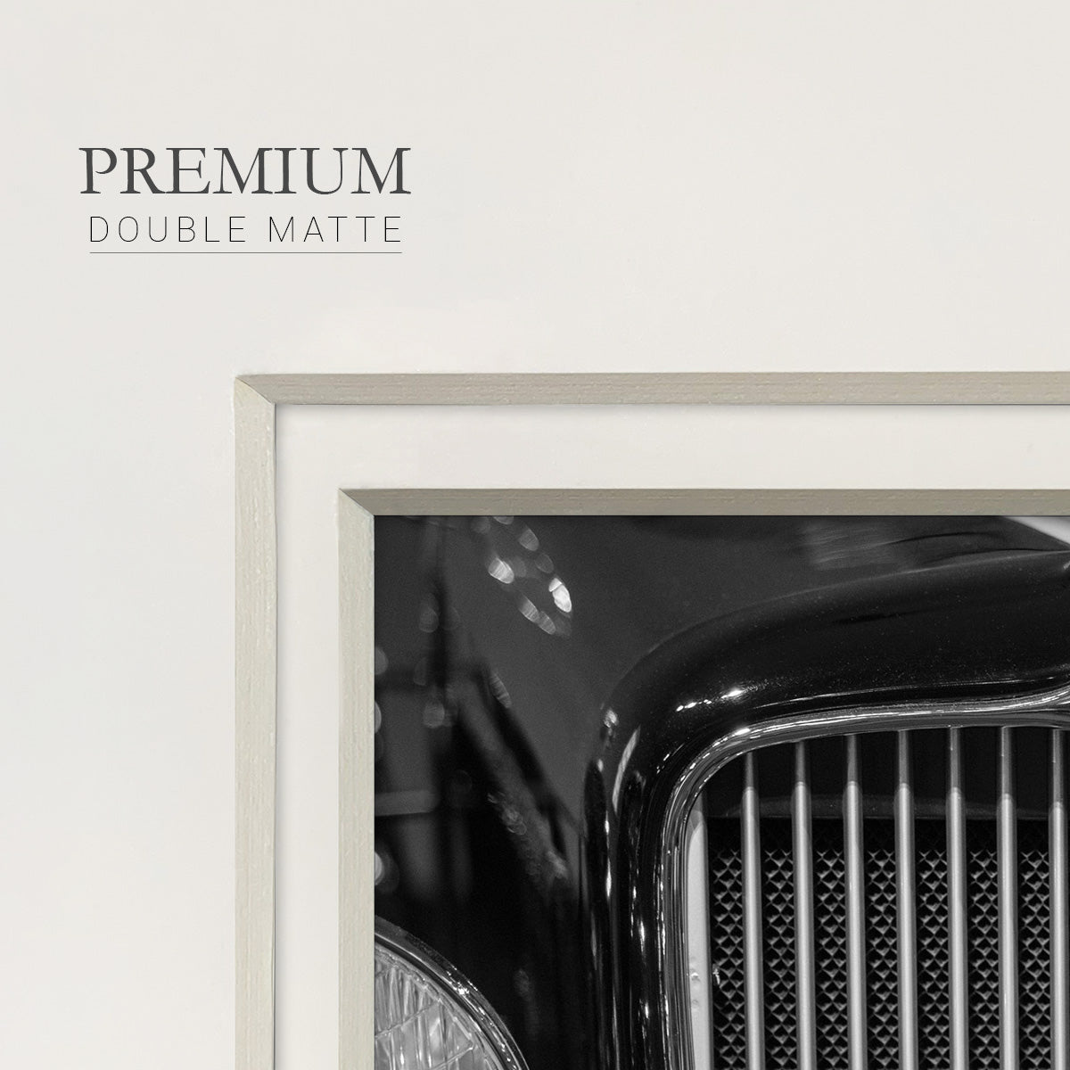 Vroom II- Premium Framed Print Double Matboard