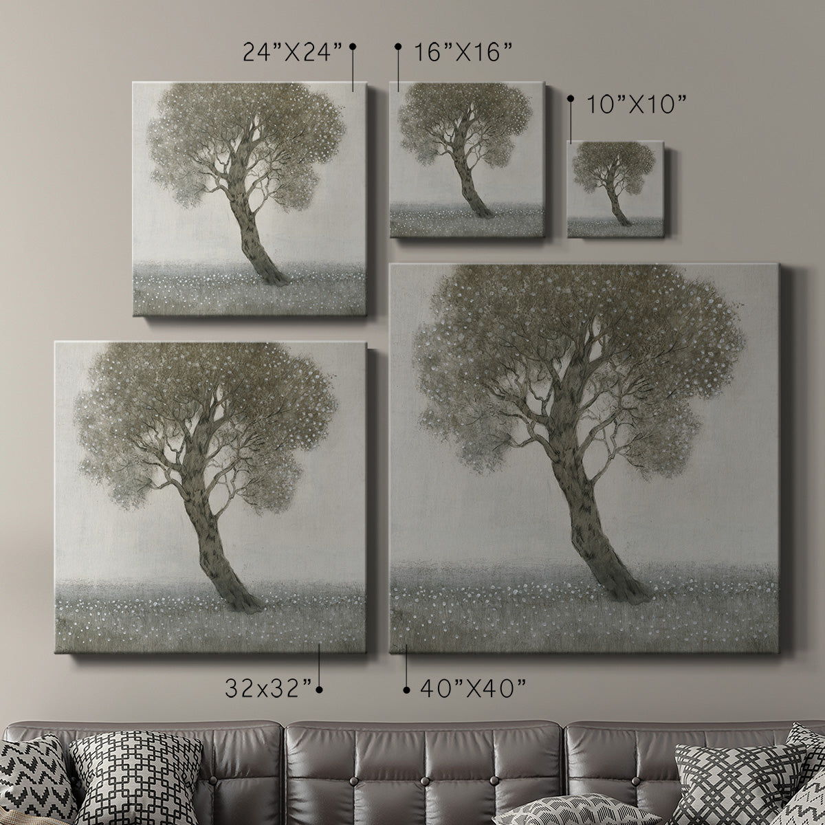 White Blossom Tree-Premium Gallery Wrapped Canvas - Ready to Hang