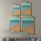 Out on the Sandbar III - Modern Framed Canvas Print