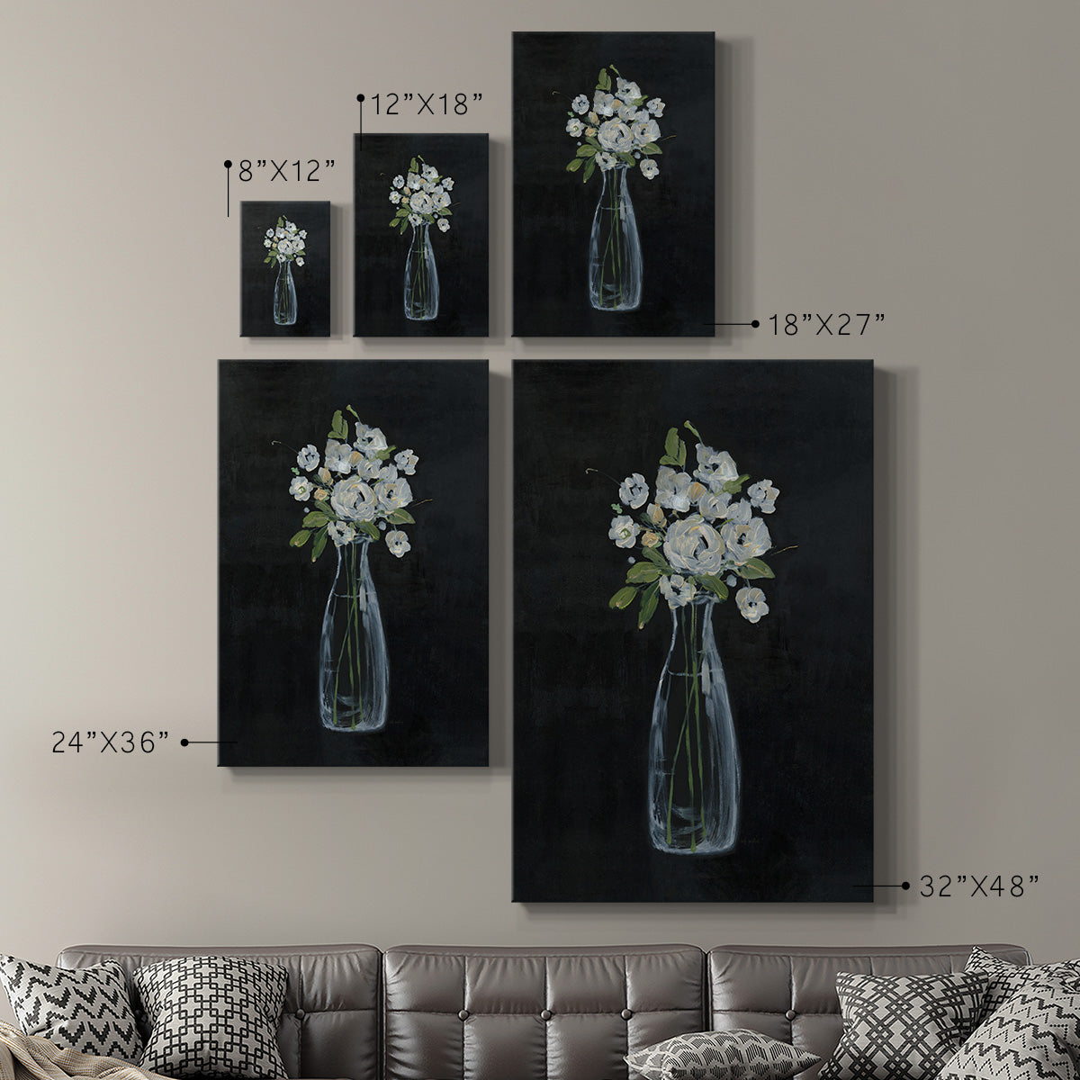 Sophisticated Farm Floral II - Canvas Art Print