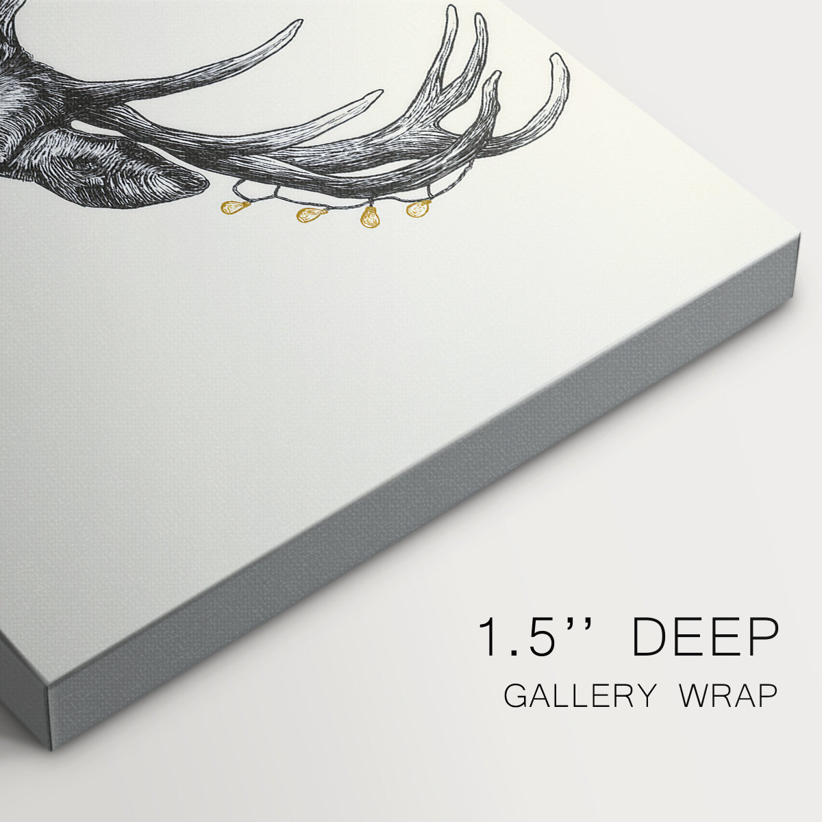 Tinsel-Gold Snow at Dawn - Canvas Art Print